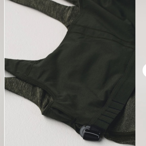 Lululemon Amala Tank Heathered Gator Green - Picture 4 of 11